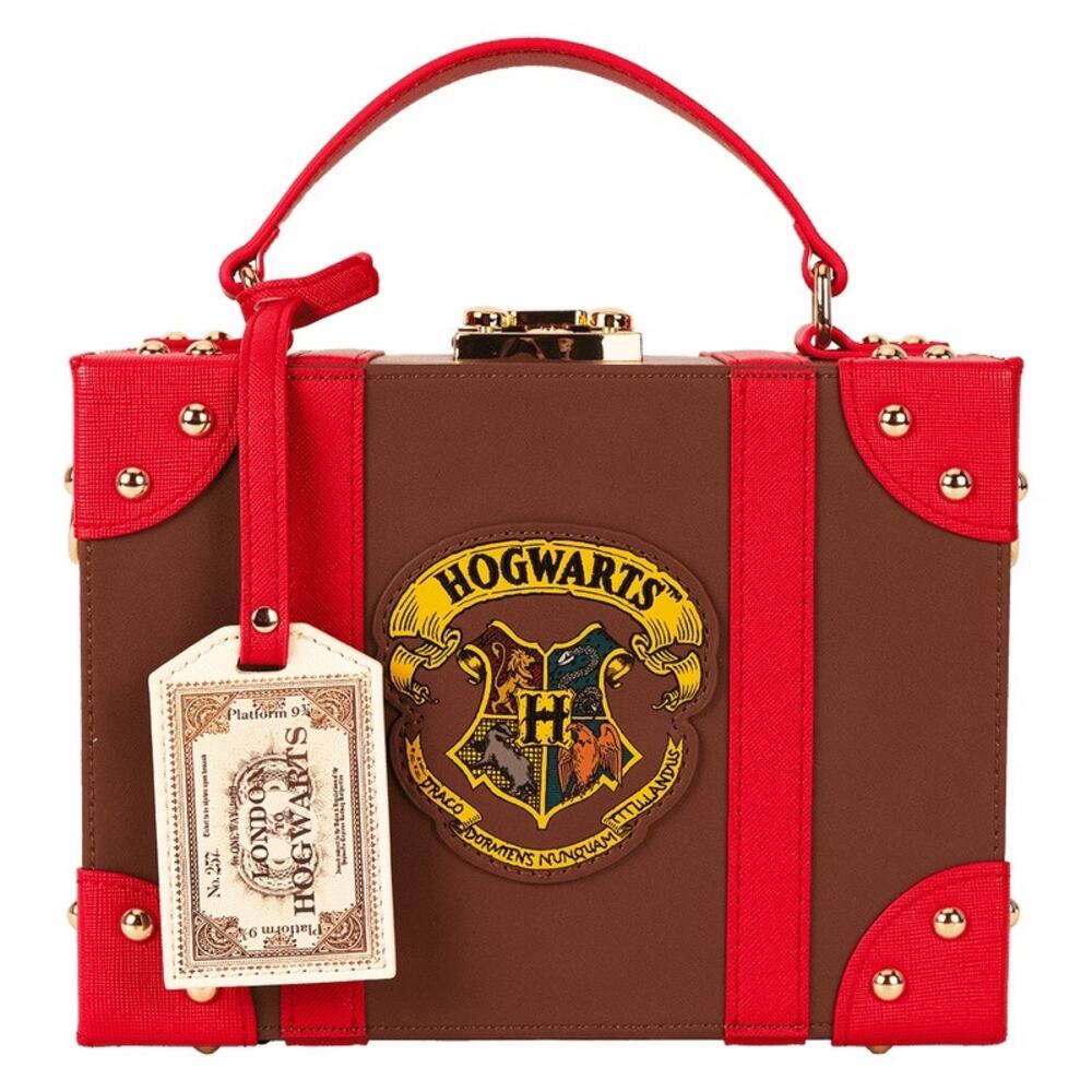 Loungefly Harry Potter Hogwarts Express Luggage Trunk Crossbody Bag NWT